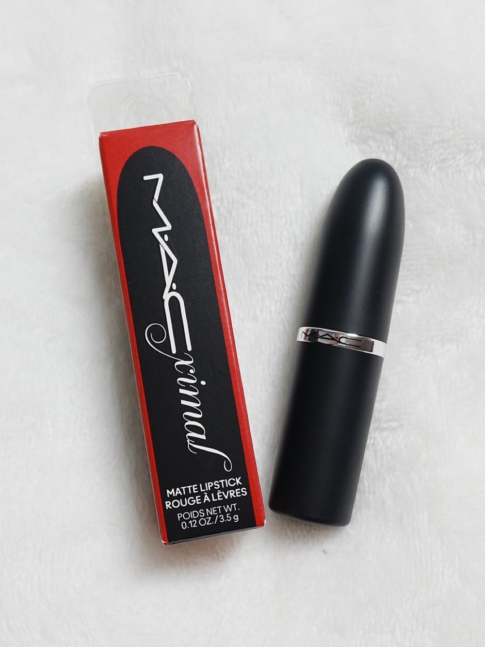 MAC Cosmetics M·A·Cximal Sleek Satin Lipstick - Ruby Woo - NIB